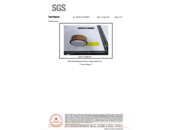 SGS金手指鹵素報(bào)告
